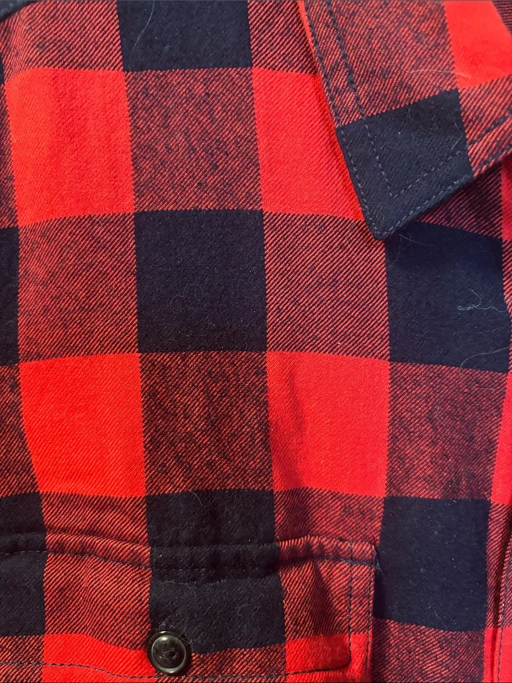 Classic Red & Black Buffalo Plaid Men’s Shirt - Unbranded
